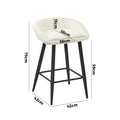 Oikiture Bar Stools Set of 2 – Boucle