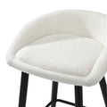 Oikiture Bar Stools Set of 2 – Boucle