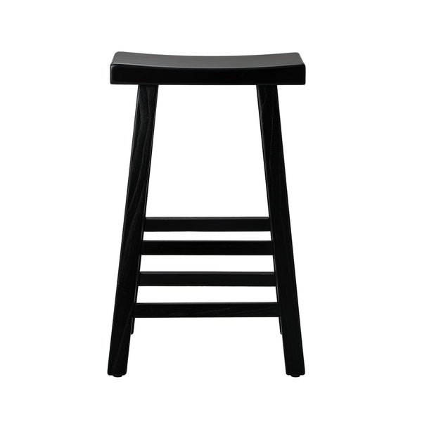 Oikiture Kitchen Bar Stools - Black