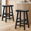 Oikiture Kitchen Bar Stools - Black