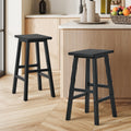 Oikiture Wooden Kitchen Bar Stools