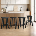 Oikiture Wooden Kitchen Bar Stools