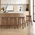 Oikiture Wooden Kitchen Bar Stools