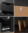 Oikiture Bedside Table - 2-Drawers