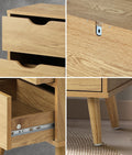 Oikiture Bedside Table - 2-Drawers