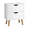 Oikiture Bedside Table - 2-Drawers