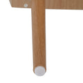 Oikiture Rattan Bedside Table - Wood - Storage