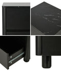 Oikiture Bedside Table - 2-Drawer - Coco