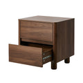 Oikiture Bedside Table - 2-Drawer - Coco