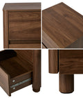 Oikiture Bedside Table - 2-Drawer - Coco