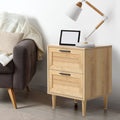 Oikiture Bedside Table - 2-Drawers