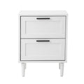 Oikiture Nightstand Bedside Table 2 Drawers