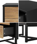Oikiture Bedside Table - 2-Drawer - Storage