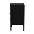 Oikiture Bedside Table 3 Drawers