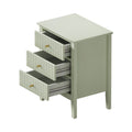 Oikiture Bedside Table - 3-Drawers