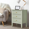 Oikiture Bedside Table - 3-Drawers