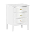 Oikiture Bedside Table - 3-Drawers