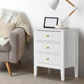Oikiture Bedside Table - 3-Drawers