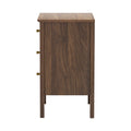 Oikiture Bedside Table - 3-Drawers