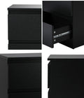 Oikiture Bedside Table - 2-Drawer - Storage - Puri