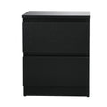 Oikiture Bedside Table - 2-Drawer - Storage - Puri