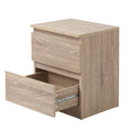 Oikiture Bedside Table - 2-Drawer - Storage - Puri