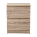 Oikiture Bedside Table - 2-Drawer - Storage - Puri