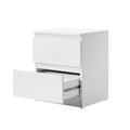 Oikiture Bedside Table - 2-Drawer - Storage - Puri