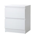 Oikiture Bedside Table - 2-Drawer - Storage - Puri