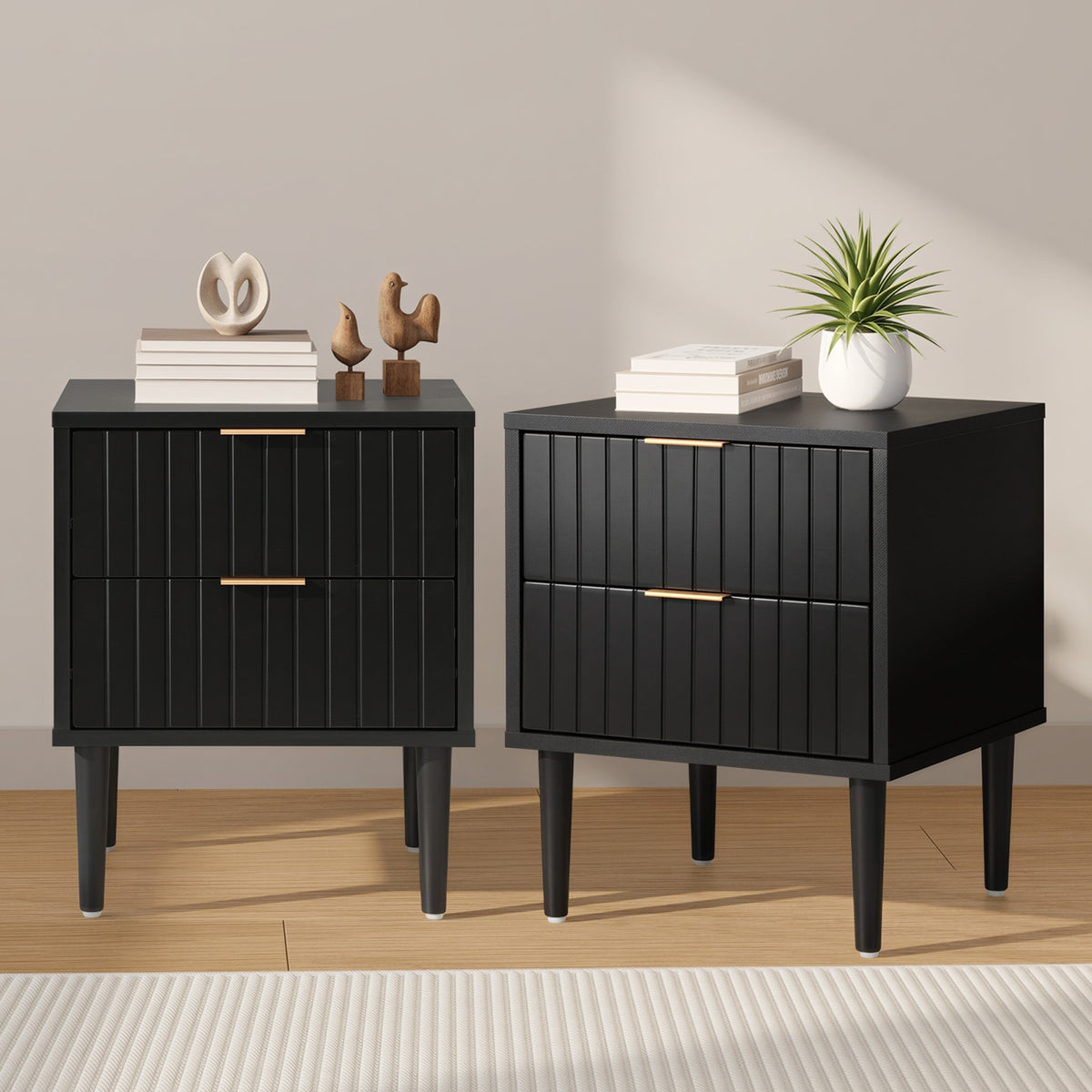 Oikiture Bedside Table - Puti