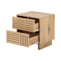 Oikiture Bedside Table - 2-Drawers