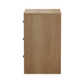 Oikiture Bedside Table - 3-Drawer - Storage - Sunne
