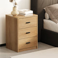 Oikiture Bedside Table - 3-Drawer - Storage - Sunne