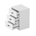 Oikiture Bedside Table - 3-Drawer - Storage - Sunne