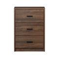 Oikiture Bedside Table - 3-Drawer - Storage - Sunne