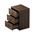 Oikiture Bedside Table - 3-Drawer - Storage - Sunne