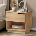 Oikiture Single Drawer Bedside Table - Default Title