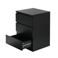 Oikiture Bedside Table - 3-Drawer - Storage