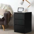 Oikiture Bedside Table - 3-Drawer - Storage