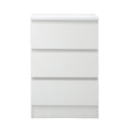 Oikiture Bedside Table - 3-Drawer - Storage