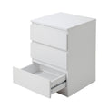 Oikiture Bedside Table - 3-Drawer - Storage