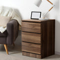 Oikiture Bedside Table - 3-Drawer - Storage