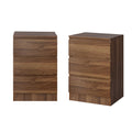 Oikiture Bedside Table - 3-Drawer - Storage