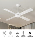 Vevare 52" Ceiling Fan 4-Blade AC Motor Remote Control Timer White - product image 9