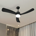Vevare 52" Ceiling Fan LED Light DC Motor 5-Speed Remote Black - product image 1