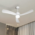 Vevare 52" Ceiling Fan LED Light DC Motor 5-Speed Remote White - product image 1