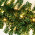 Tinseltown 10M LED Pre Lit Christmas Garland Door Stairs Fireplace Decor Green