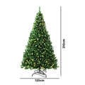 Tinseltown LED Christmas Tree Xmas Trees Decorations Green - 7FT