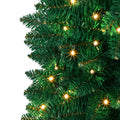 Tinseltown Slim LED Christmas Tree 6FT 1.8M Warm Lights Green 300 Tips