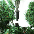 Tinseltown LED Christmas Tree with Rattan Tree Skirt Warm Light Green - 8FT